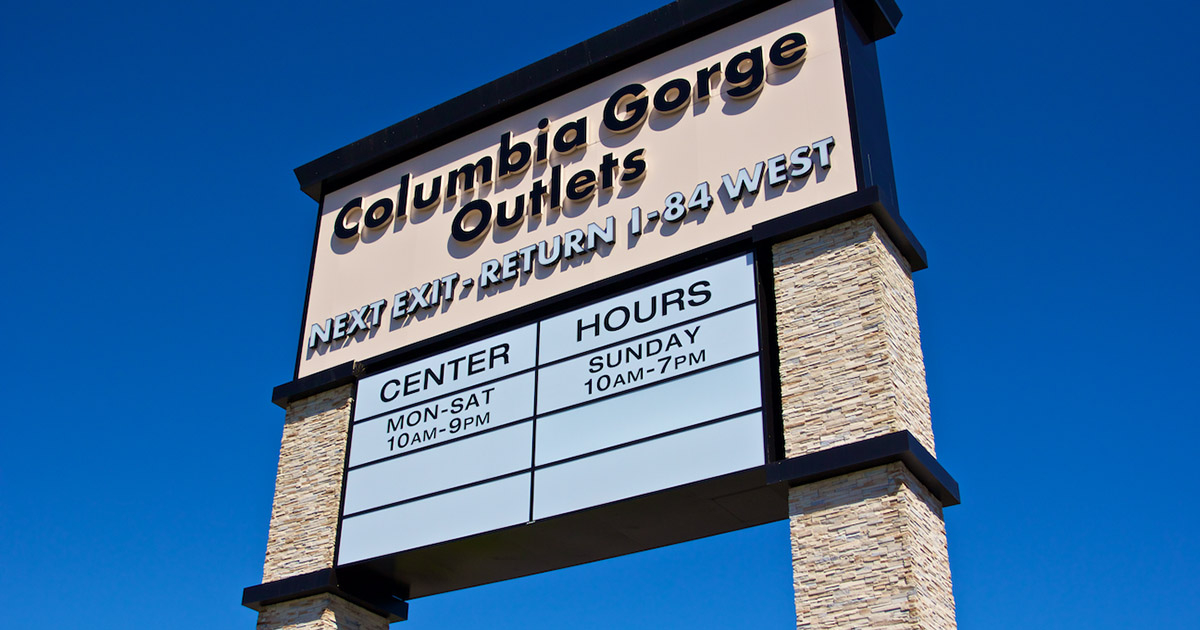 Stores at 2024 columbia gorge outlet