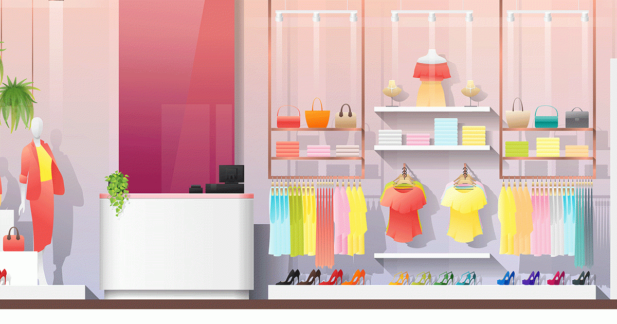 How to create visual displays in a clothing store: lesson of merchandising