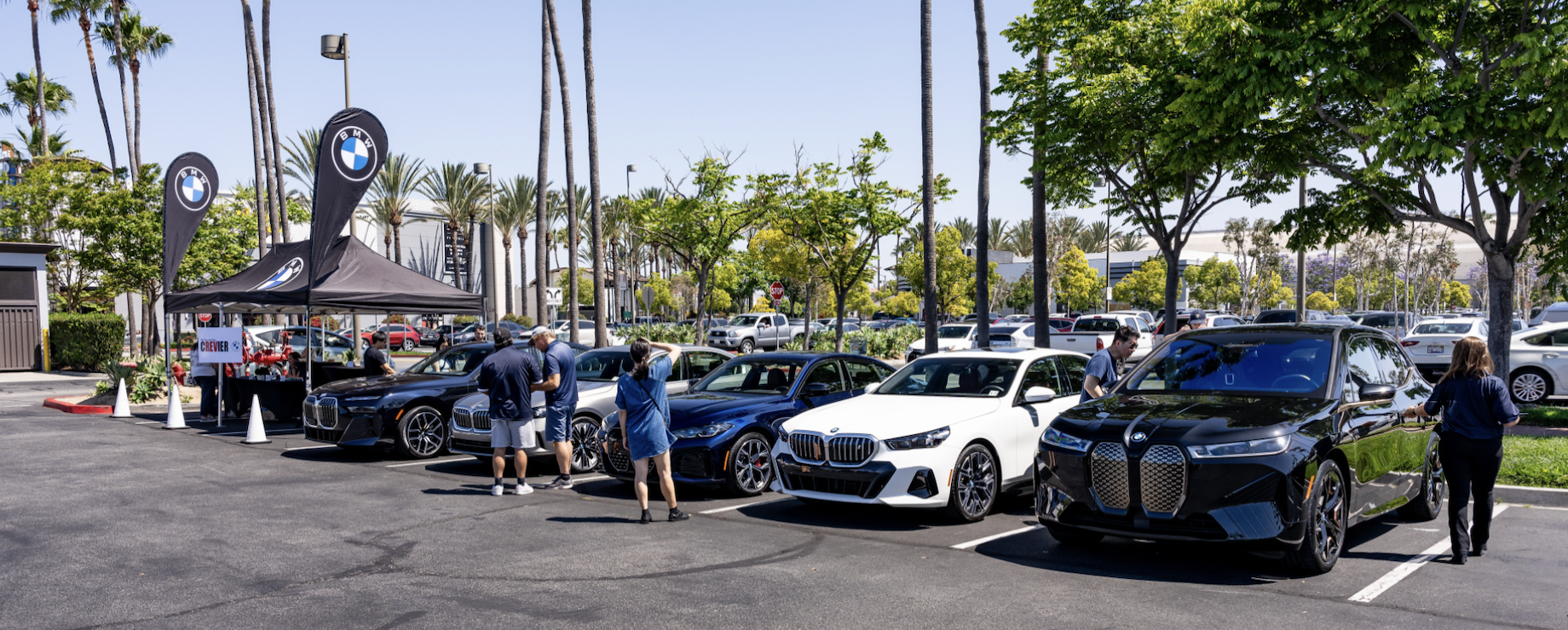 A BMW event at The District at Tustin Legacy in Tustin, California