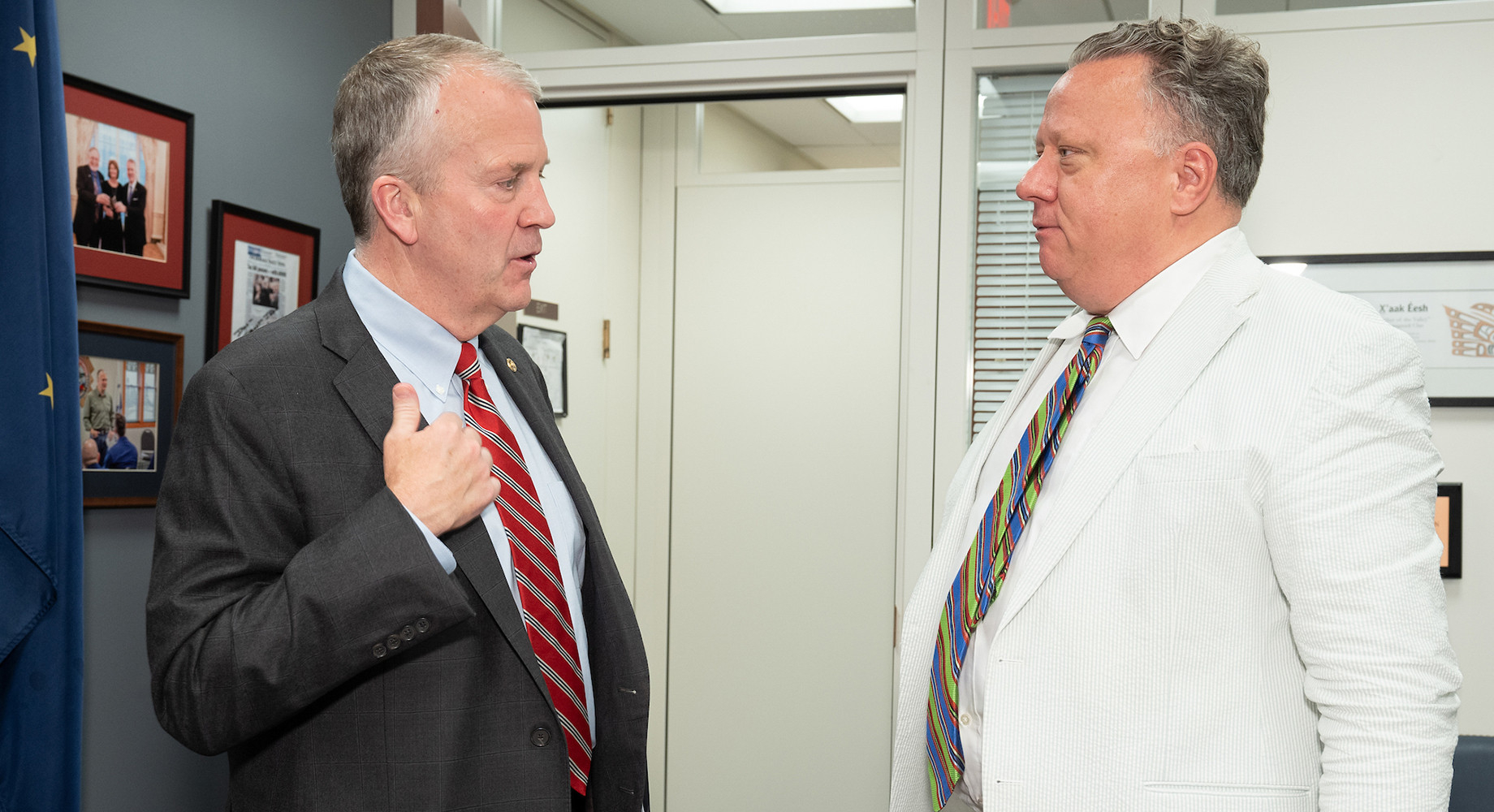 Senator Dan Sullivan (R-AK) and Hugh Ashlock (Ashlock Commercial LLC).