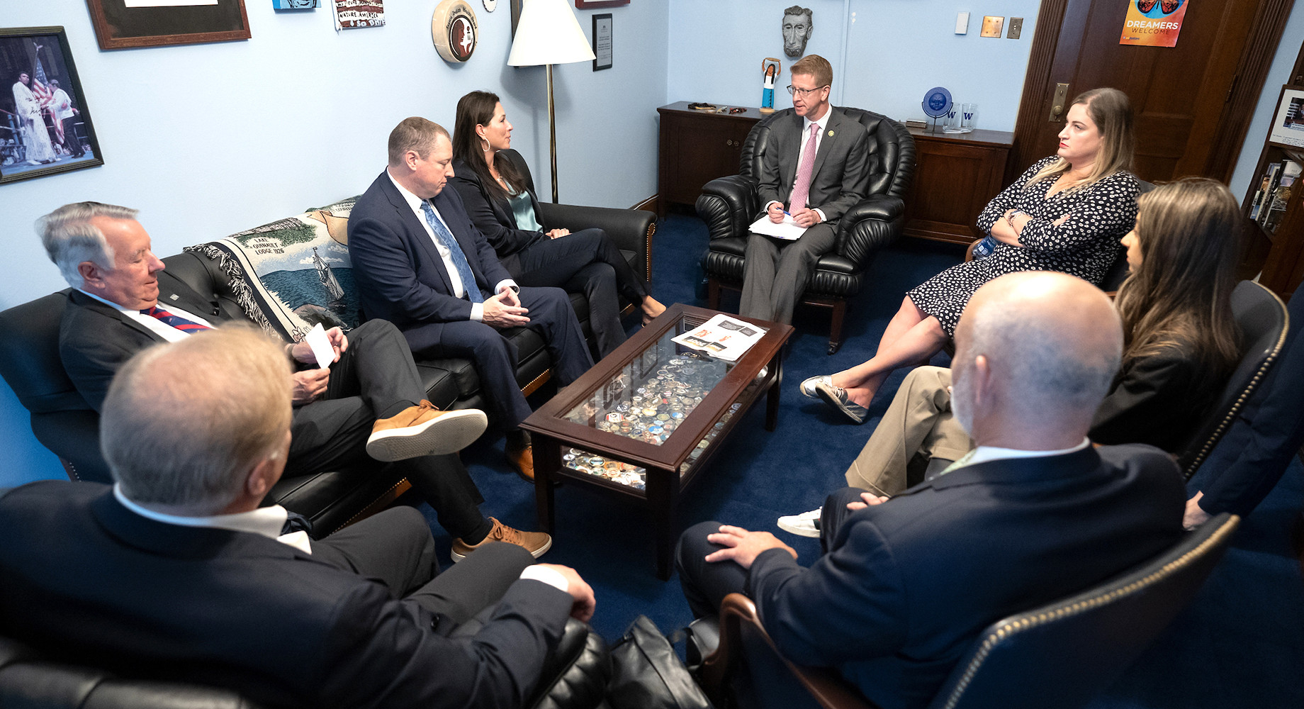 ICSC members from Washington with Congressman Derek Kilmer (D-WA-6).