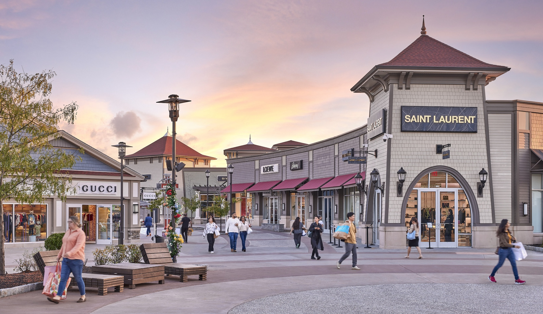 Simon’s Premium Outlets in Woodbury, New York