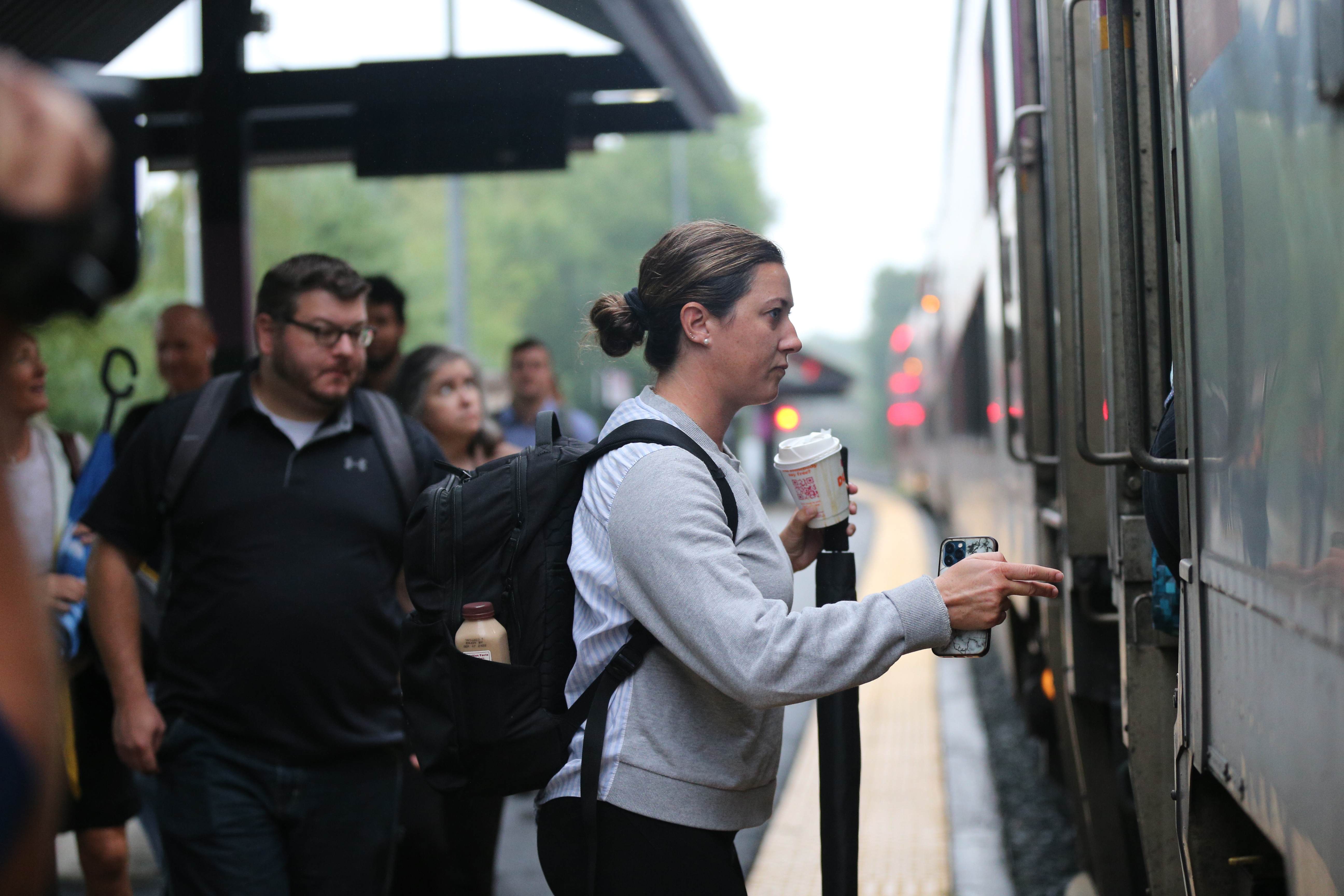 At mixed-use center Patriot Place in Foxborough, Massachusetts, weekday commuter rail service is returning to the site’s Foxb