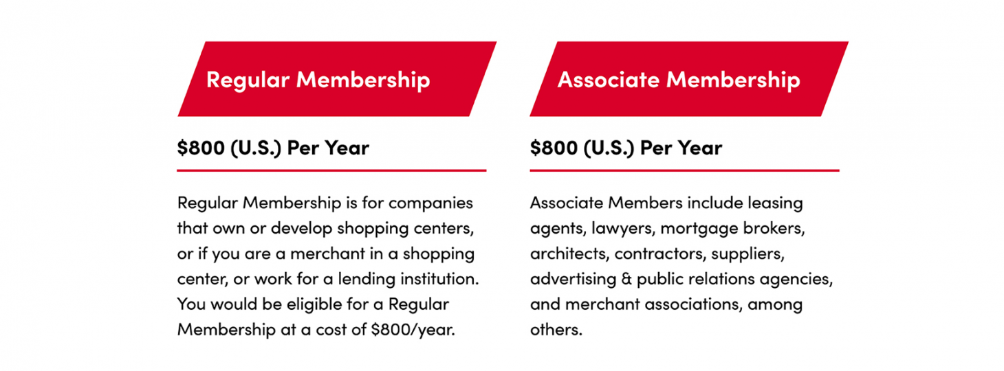 Member Types & Pricing | ICSC: International Council Of Shopping Centers